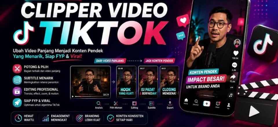 Jasa Clipper Video TikTok Profesional untuk Meningkatkan Views, FYP, dan Engagement