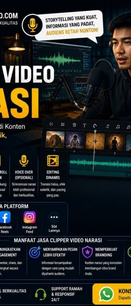Jasa Clipper Video Narasi- jasaclippervideo.com Jasa Clipper Video Narasi