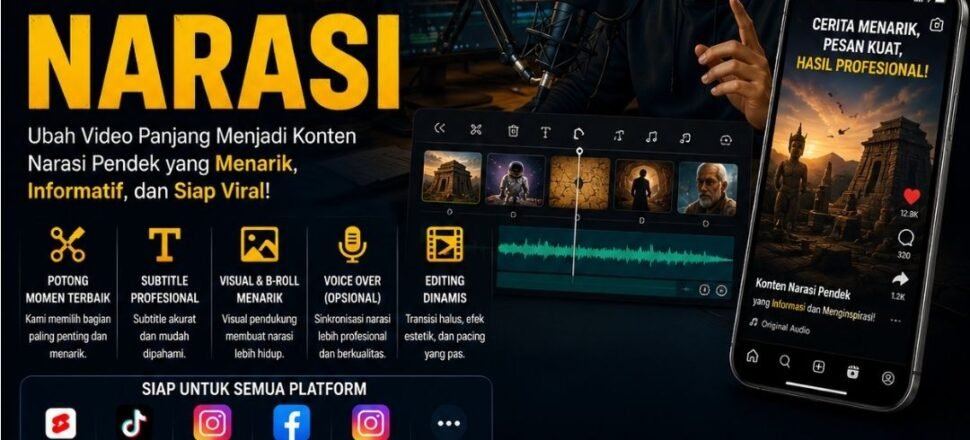Jasa Clipper Video Narasi