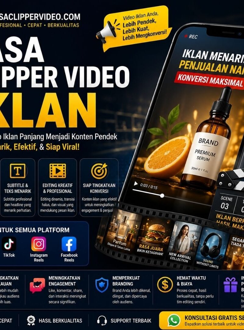 Jasa Clipper Video Iklan Profesional untuk Bisnis dan UMKM