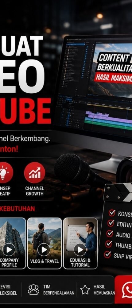 jasa buat video youtube Jasa Buat Video Youtube
