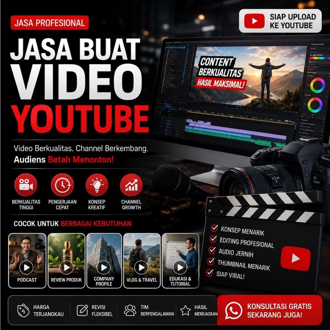 Jasa Buat Video Youtube