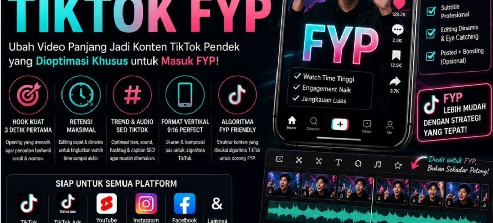 Jasa Clipper Video Tiktok FYP